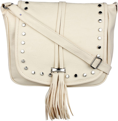 

Beets Collection Girls Evening/Party White PU Sling Bag