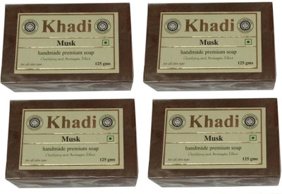 

Khadi Herbal Musk Soap(500 g, Pack of 4)