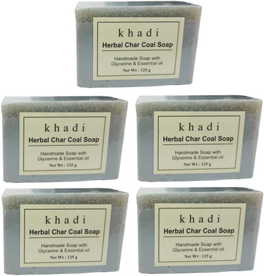 

Khadi Shivalik Char Coal Soap (Pack of 5)(625 g, Pack of 5)