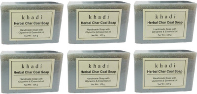 

Khadi Shivalik Char Coal Soap (Pack of 6)(750 g, Pack of 6)