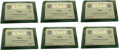 

Khadi Shivalik Pure Khus Soap (Pack of 6)(750 g, Pack of 6)