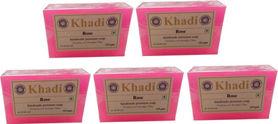 

Khadi Shivalik Rose Soap (Pack of 5)(625 g, Pack of 5)