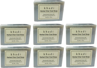 

Khadi Shivalik Char Coal Soap (Pack of 7)(875 g, Pack of 7)