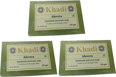 

Khadi Shivalik Aloevera Soap (Pack of 3 )(375 g, Pack of 3)