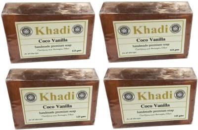 

Khadi Herbal Coco Vanilla Soap(500 g, Pack of 4)