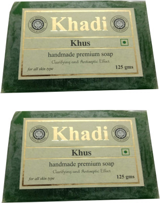 

Khadi Shivalik Pure Khus Soap ( Pack of 2 )(250 g, Pack of 2)