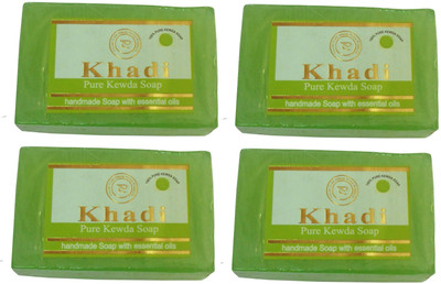 

Parvati Khadi Pure Kewda Soap (Pack of 4 )(500 g, Pack of 4)