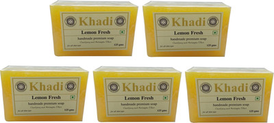 Khadi Shivalik Lemon Soap (Pack of 5)(625 g, Pack of 5)