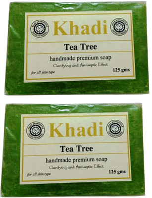 

Khadi Herbal Tea Tree Soap(250 g, Pack of 2)