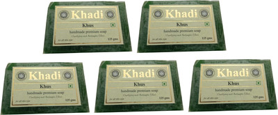 

Khadi Shivalik Pure Khus Soap (Pack of 5)(625 g, Pack of 5)
