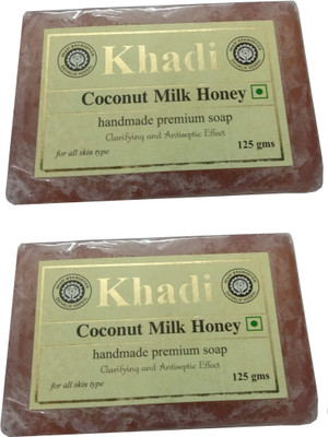 

Khadi Shivalik Coconut Milk Honey Soap ( Pack of 2 )(250 g, Pack of 2)