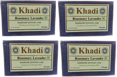 

Khadi Shivalik Rosemery Lavender Soap (Pack of 4 )(500 g, Pack of 4)