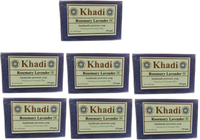 

Khadi Shivalik Rosemery Lavender Soap (Pack of 7)(875 g, Pack of 7)