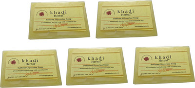 

Parvati Khadi Saffron Soap (Pack of 5)(625 g, Pack of 5)