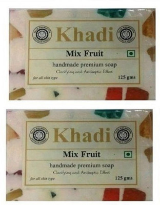 

Khadi Shivalik Mix Fruit Soap ( Pack of 2 )(250 g, Pack of 2)