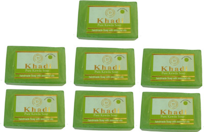 

Parvati Khadi Pure Kewda Soap (Pack of 7)(875 g, Pack of 7)