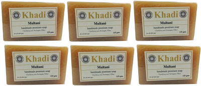 

Khadi Shivalik Multani Soap (Pack of 6)(750 g, Pack of 6)