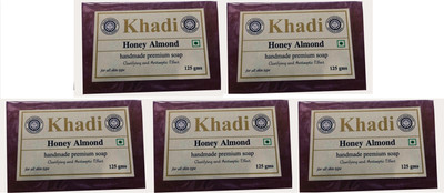 

Khadi Shivalik Honey & Almond Soap (Pack of 5)(625 g, Pack of 5)
