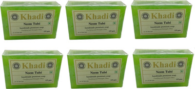 

Khadi Shivalik Neem & Tulsi Soap (Pack of 6)(750 g, Pack of 6)