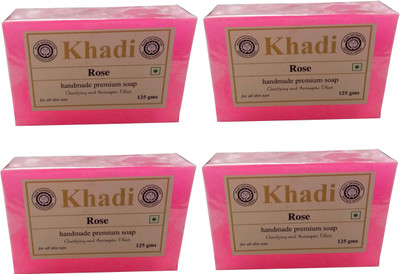 

Khadi Shivalik Rose Soap (Pack of 4 )(500 g, Pack of 4)