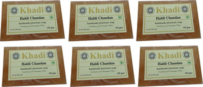 

Khadi Shivalik Haldi Chandan Soap (Pack of 6)(750 g, Pack of 6)