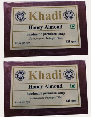 

Khadi Shivalik Honey & Almond Soap ( Pack of 2 )(250 g, Pack of 2)