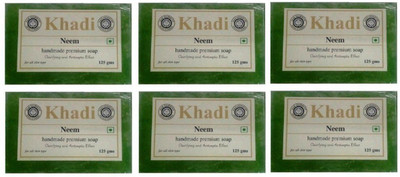 

Khadi Shivalik Neem Soap (Pack of 6)(750 g, Pack of 6)