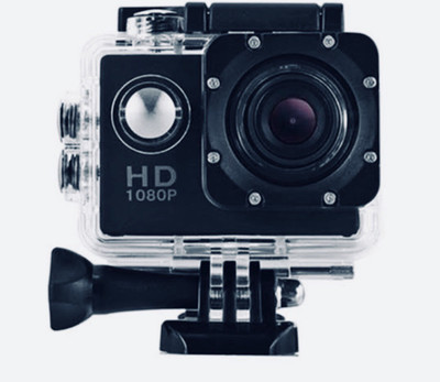 nick jones 1080 P action camera 1080P 2-inch LCD 140 Degree Wide Angle Lens Waterproof Diving Sports and Action Camera , ACTION GO PRO APC14 (MULTICOLOUR) Sports and Action Camera(Black 30 MP)