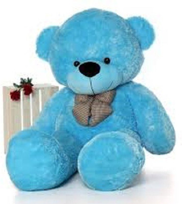

omi toys 4 Feet Huggable Teddy Bear With Neck Bow_Yellow - 48 inch(Blue)