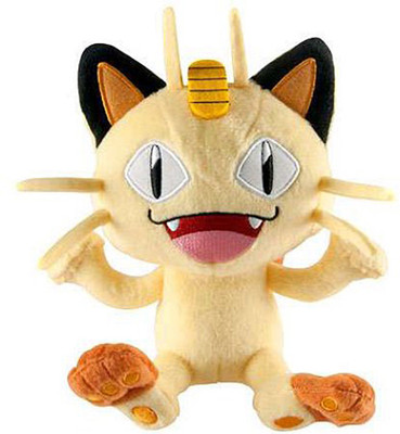 

Tomy New Original Pokemon Monster series Stuffed Animal plush toy doll 20cm 8" Meowth the cat~collection soft plush - 8 inch(Multicolor)