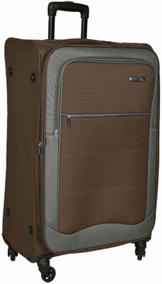 

ALFA Drifter large size 76 cms Expandable Check-in Luggage -  inch(Brown