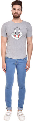 Vogue Tantra Graphic Print Men & Women Round Neck Grey T-Shirt Flipkart
