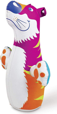 

Revent Inflatable PVC Hit Me 3D BOP Bags (Multicolour) Inflatable Bouncer (Multicolor) Boxing