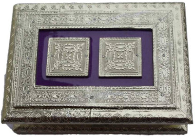

Nuts Valley 10024 Jwellery box, Makeup kit/Box Vanity Box(Purple, Silver)
