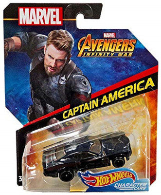 

Hot Wheels Character Cars 2018 - Marvel Avengers Infinity War - Captain America(Shiny blue)
