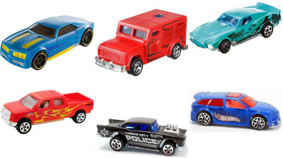 

Hot Wheels COLOR SHIFTER CARS SET OF 6( 2018)(NA)