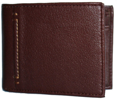

wildedge Men Beige Artificial Leather Wallet(5 Card Slots), Brown
