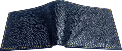 

wary Men Black Genuine Leather Wallet(3 Card Slots)
