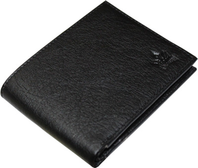 

Kingsman Men Black Genuine Leather Wallet(8 Card Slots)