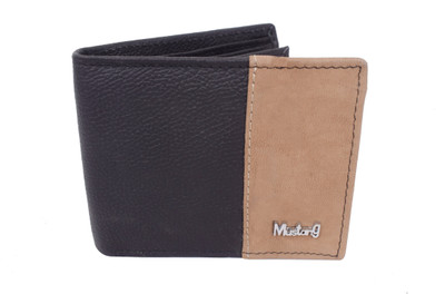 

Mustang Men Brown, Black Genuine Leather Wallet(7 Card Slots)