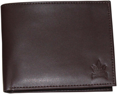 

Kingsman Men Brown Genuine Leather Wallet(11 Card Slots)
