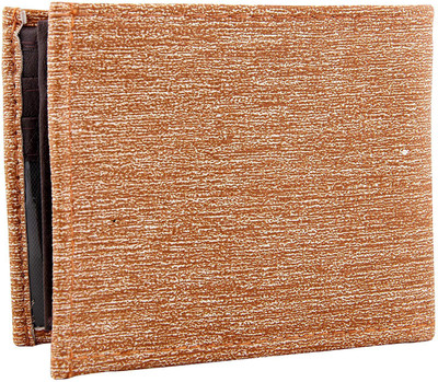 

Phoenix Men Gold Fabric Wallet(2 Card Slots), Brown;gold