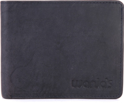 

Wanias Men Grey Genuine Leather Wallet(10 Card Slots)