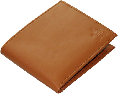 

Kingsman Men Tan Genuine Leather Wallet(11 Card Slots)