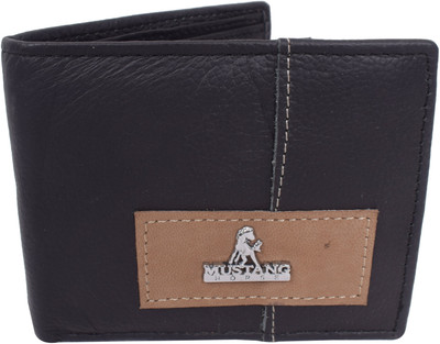 

Mustang Men Black, Brown Genuine Leather Wallet(7 Card Slots)