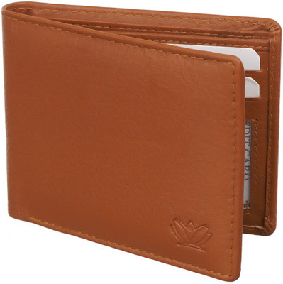

SHIHANG Men Casual, Formal Tan Genuine Leather Wallet(7 Card Slots)