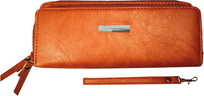 

Garmin Women Tan Artificial Leather Wallet(10 Card Slots)