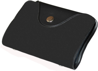 

Kingsman Men Black Rubber, Plastic Card Holder(10 Card Slots)