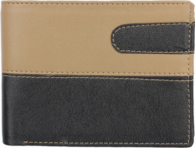 

wildedge Men Multicolor Artificial Leather Wallet(8 Card Slots), Fawn blk