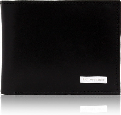 

Raymond Parker Men Black Genuine Leather Wallet(6 Card Slots)